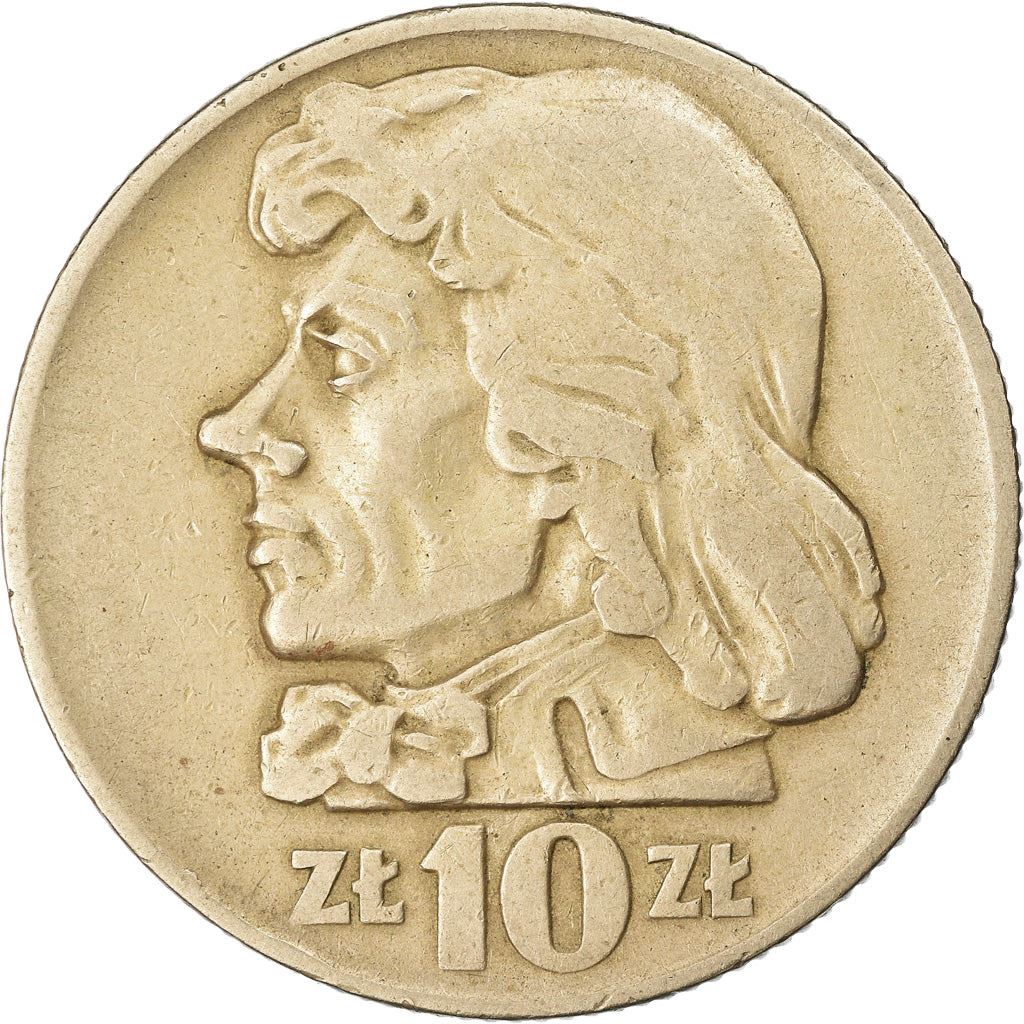 Poland | 10 Złotych Coin | Tadeusz Kościuszko | Eagle | KM50 | 1959 - 1966