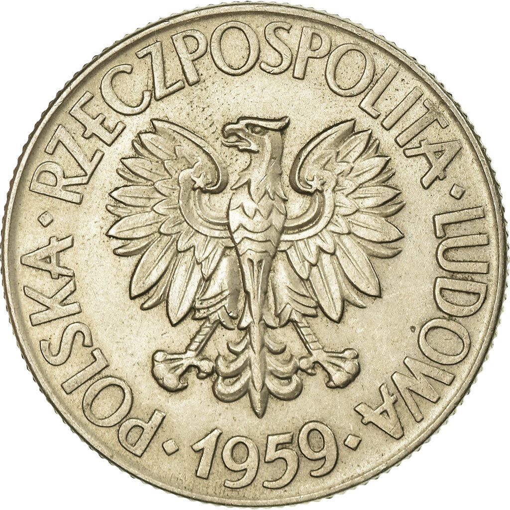 Poland | 10 Złotych Coin | Tadeusz Kościuszko | Eagle | KM50 | 1959 - 1966