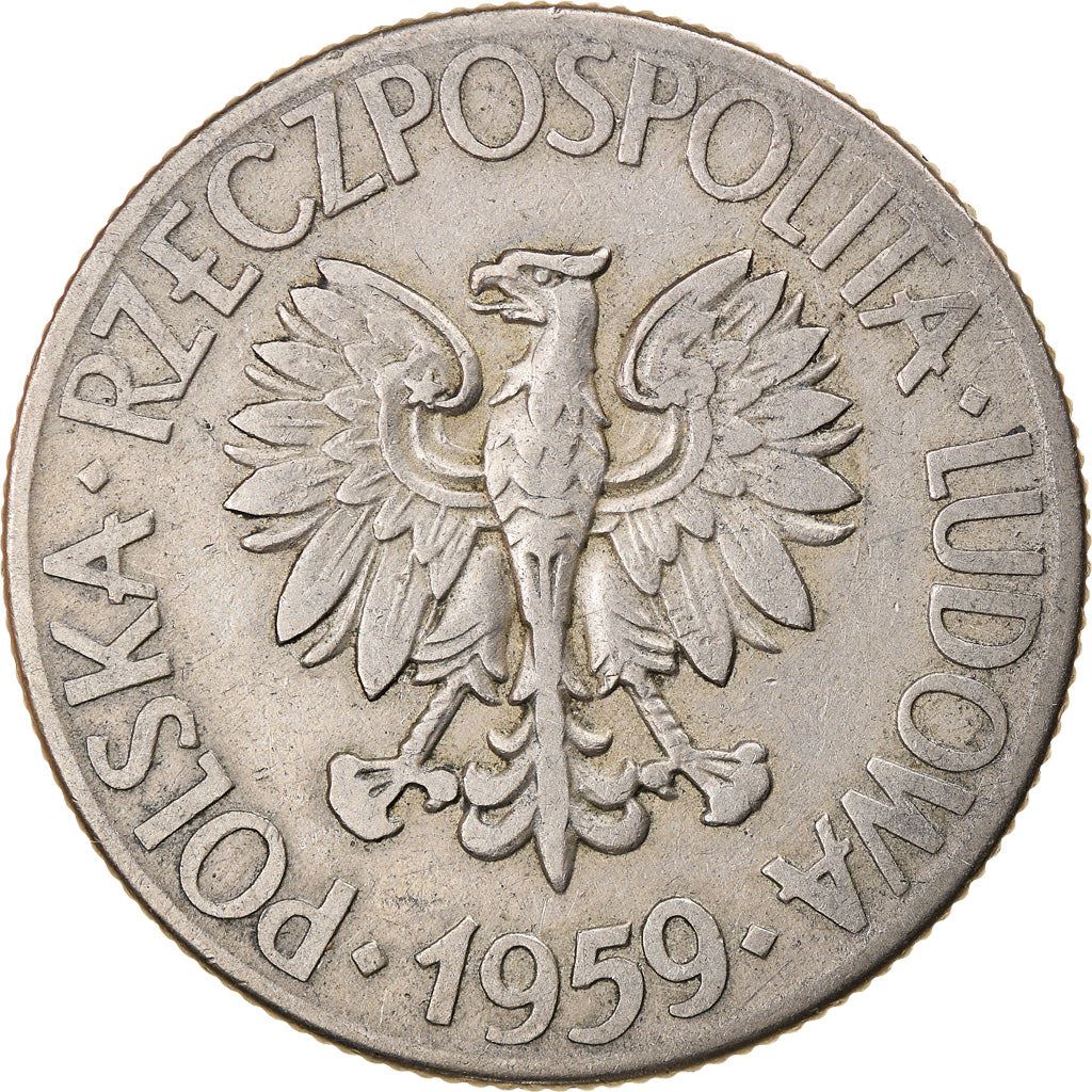 Poland | 10 Złotych Coin | Tadeusz Kościuszko | Eagle | KM50 | 1959 - 1966