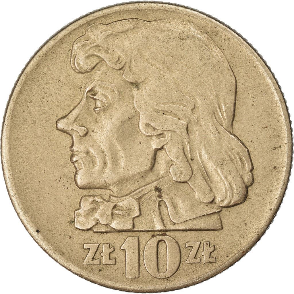 Poland | 10 Złotych Coin | Tadeusz Kościuszko | Eagle | KM50 | 1959 - 1966