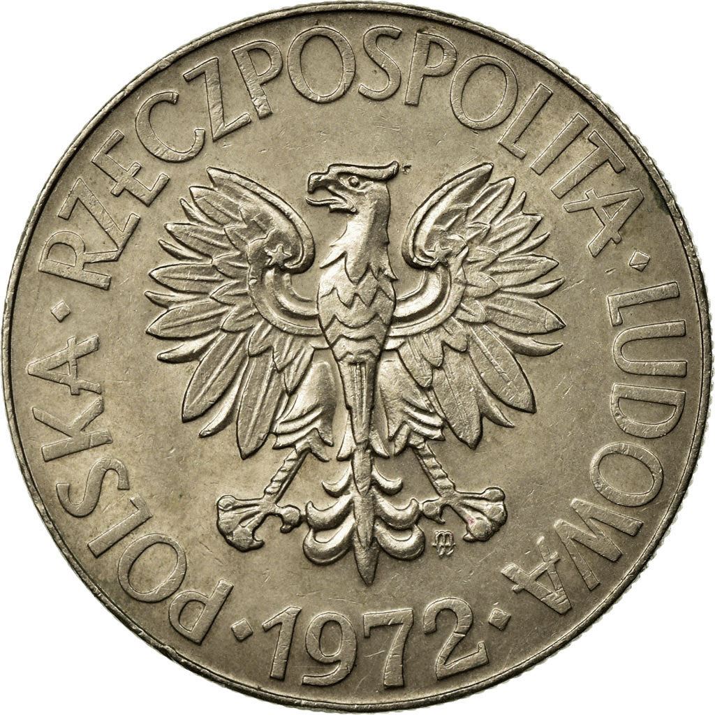 Poland | 10 Złotych Coin | Tadeusz Kościuszko | Eagle | KM50a | 1969 - 1973