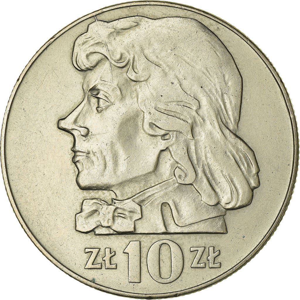 Poland | 10 Złotych Coin | Tadeusz Kościuszko | Eagle | KM50a | 1969 - 1973