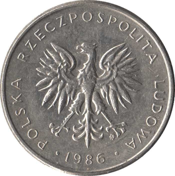 Poland | 10 Złotych | Eagle | KM152.1 | 1984 - 1988