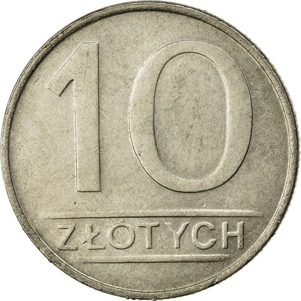 Poland | 10 Złotych | Eagle | KM152.1 | 1984 - 1988