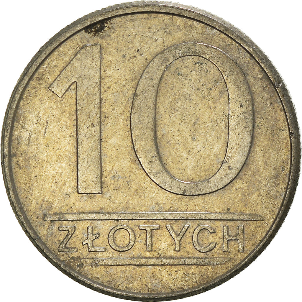 Poland | 10 Złotych | Eagle | KM152.1 | 1984 - 1988