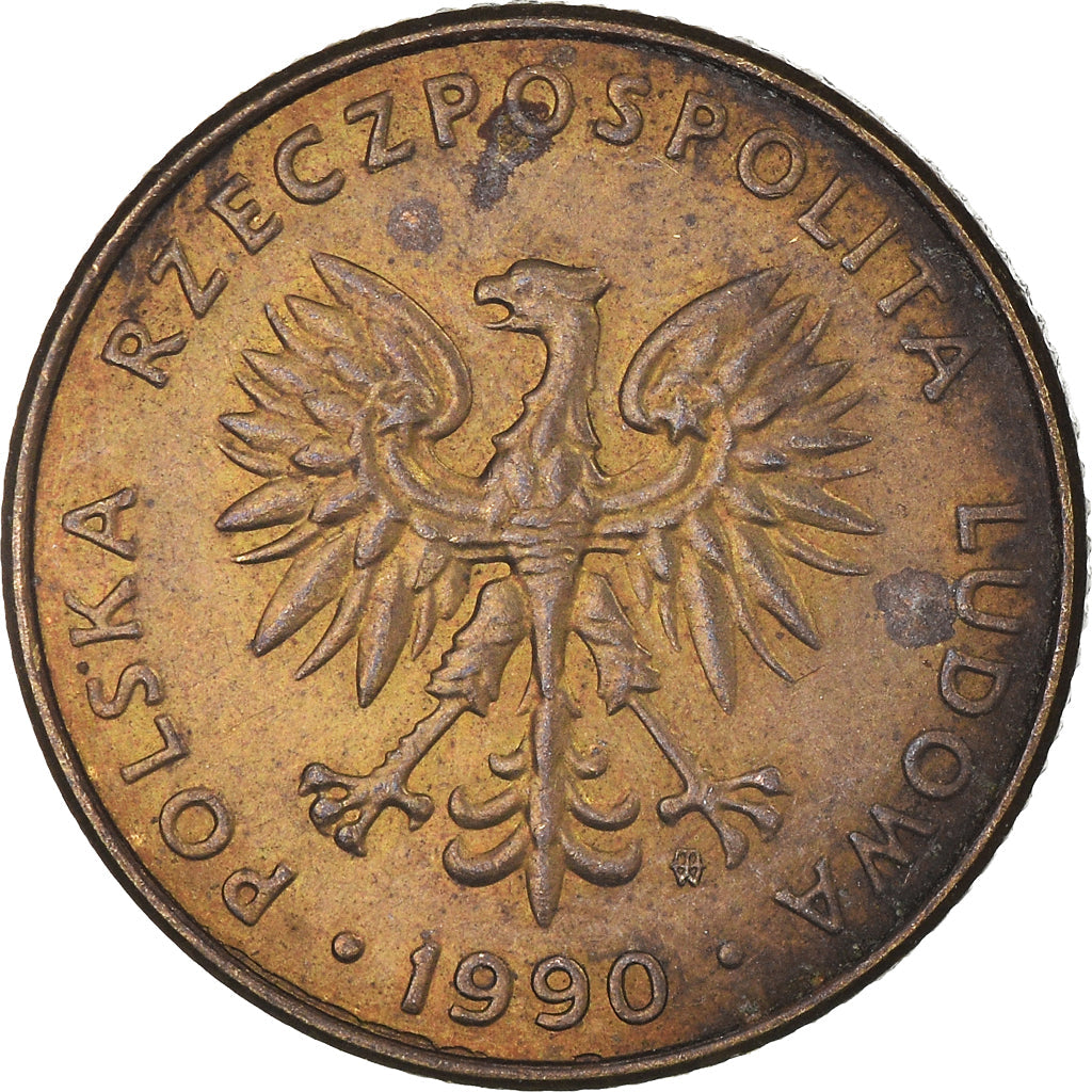 Poland | 10 Złotych | Eagle | KM152.2 | 1989 - 1990