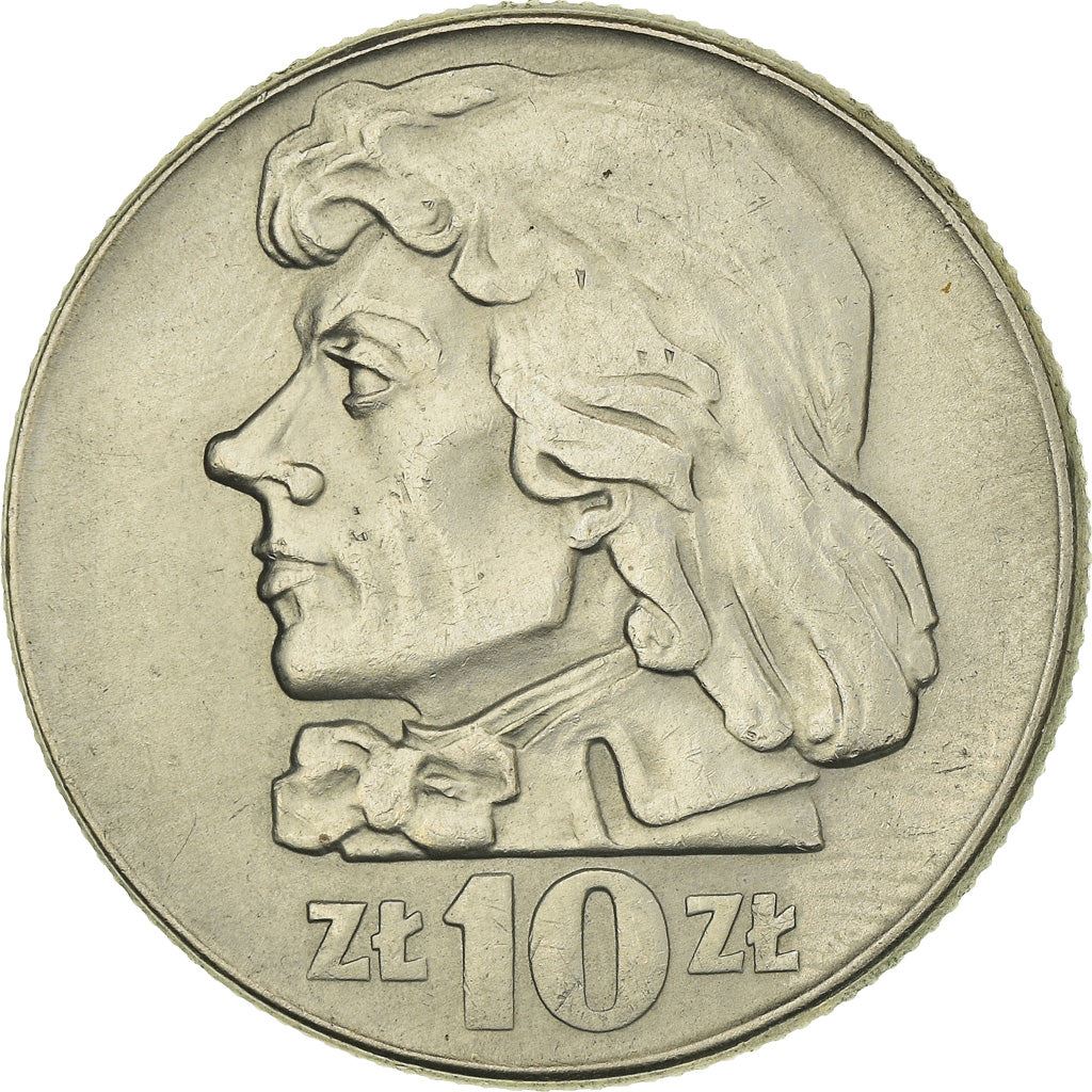 Poland | 10 Złotych | Mikołaj Kopernik | Eagle | KM51 | 1959 - 1965