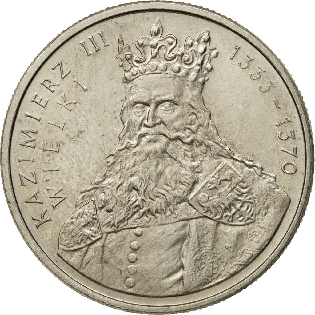 Poland | 100 Złotych Coin | Kazimierz III Wielki | Eagle | KM167 | 1987