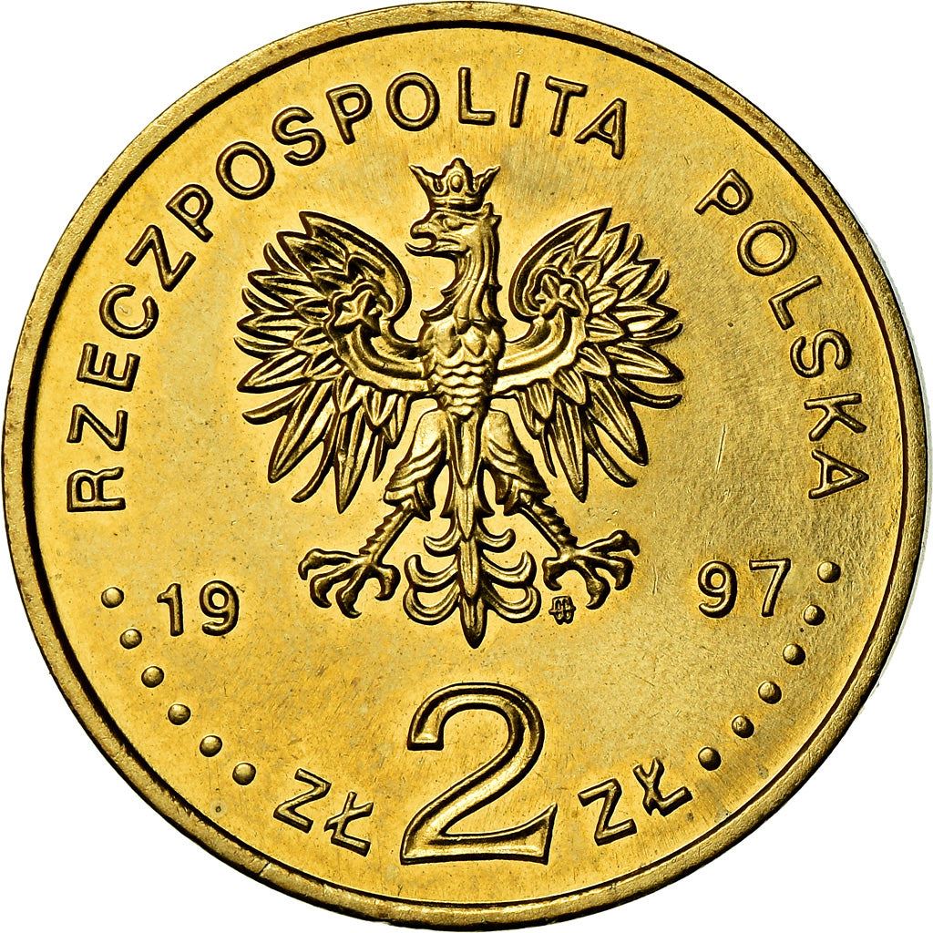 Poland | 2 Złote Coin | Paweł Edmund Strzelecki | Eagle | KM333 | 1997