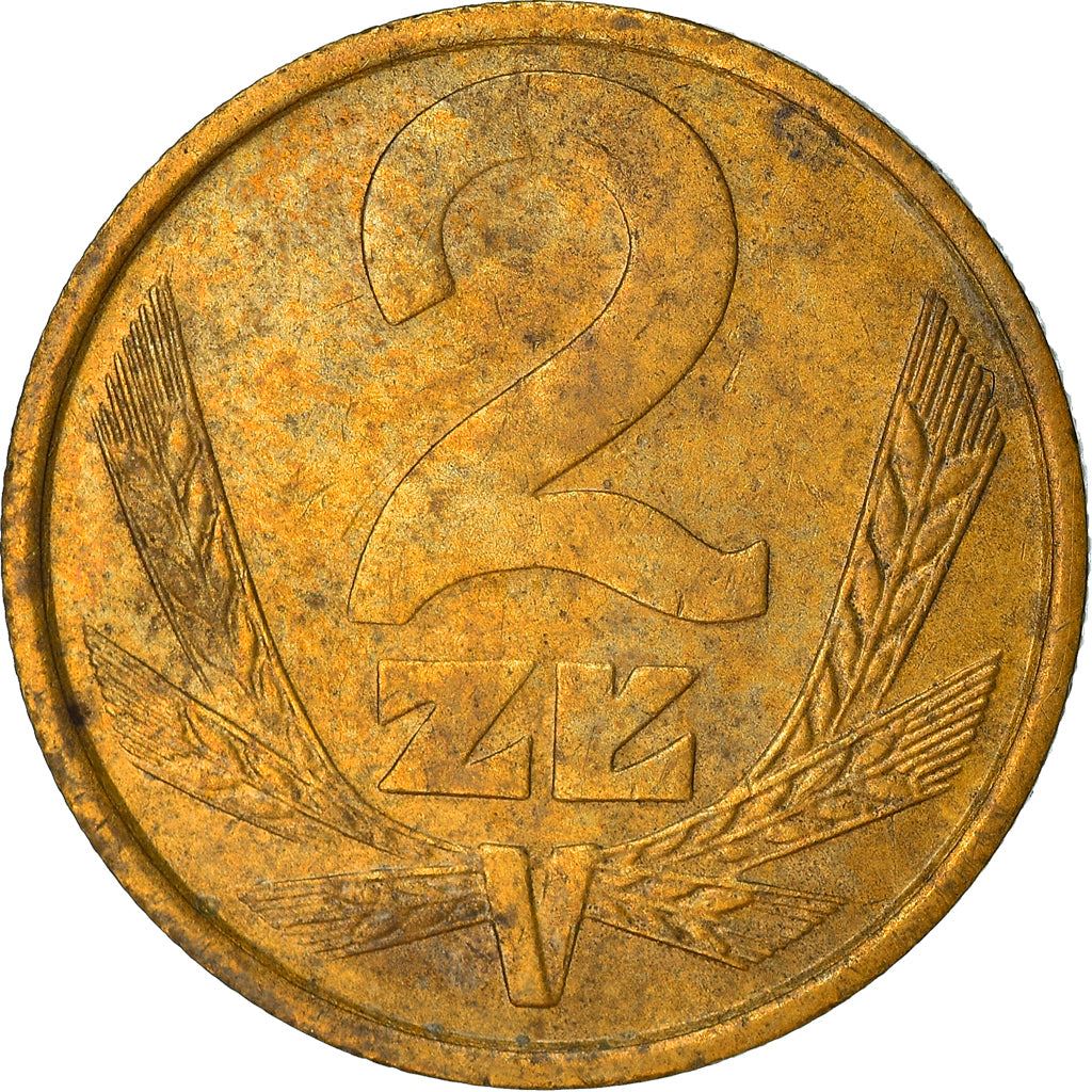 Poland | 2 Złote | Eagle | KM80.2 | 1986 - 1988