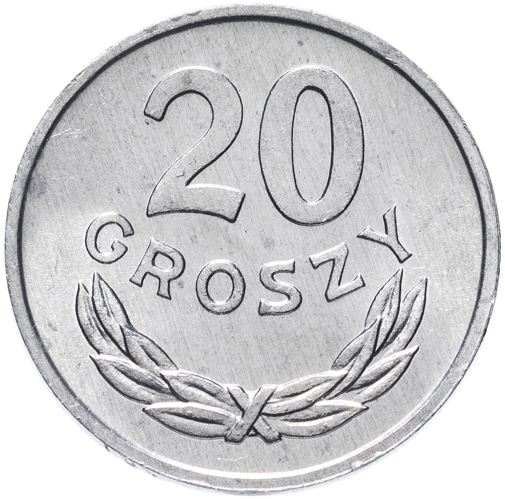 Poland | 20 Groszy | Eagle | KMA47 | 1957 - 1985