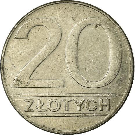 Poland | 20 Złotych | Eagle | KM153.2 | 1989 - 1990