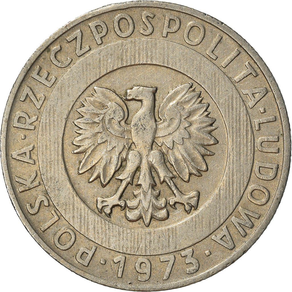 Poland | 20 Złotych | Eagle | Wheat | Building | KM67 | 1973 - 1976