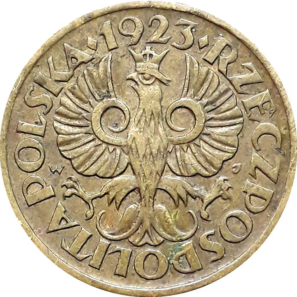 Poland | 5 Groszy Coin | Eagle | KM10 | 1923