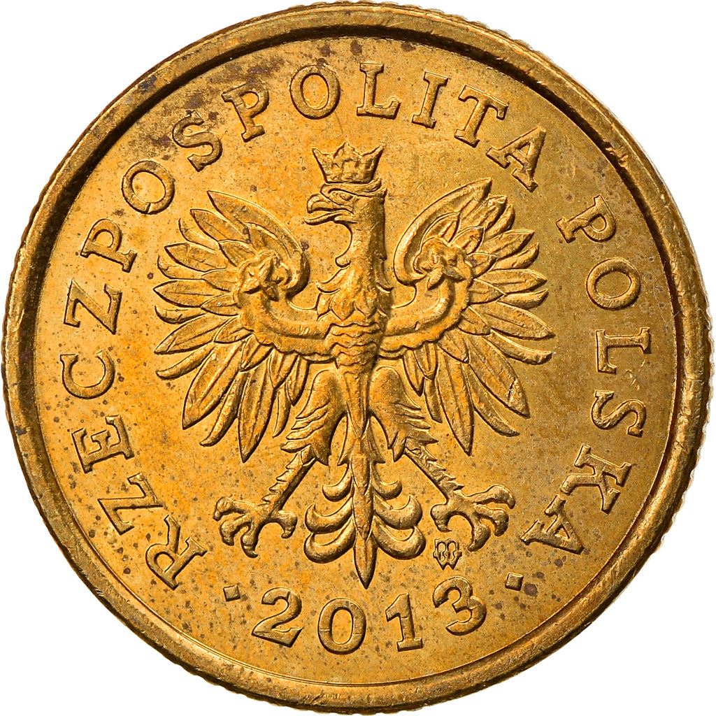 Poland 5 Groszy Coin | Oak Leaves | Polish White Eagle | KM278 | 1990 - 2014