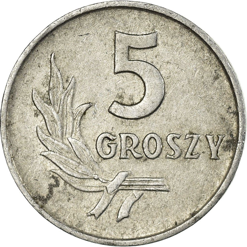 Poland | 5 Groszy | Eagle | KMA46 | 1958 - 1972