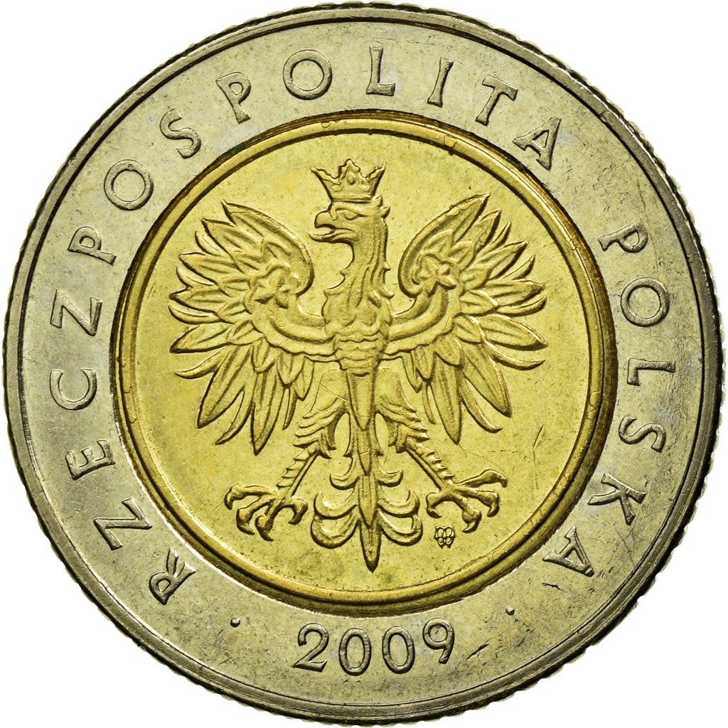 Poland | 5 Złotych Coin | Oak Leaves | Eagle | KM284 | 1994 - 2021