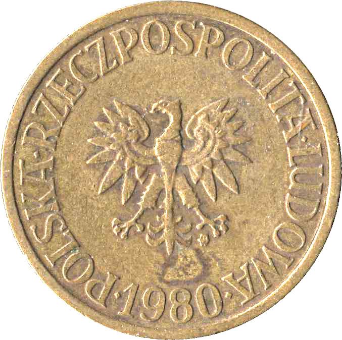 Poland | 5 Złotych | Eagle | KM81.1 | 1975 - 1985