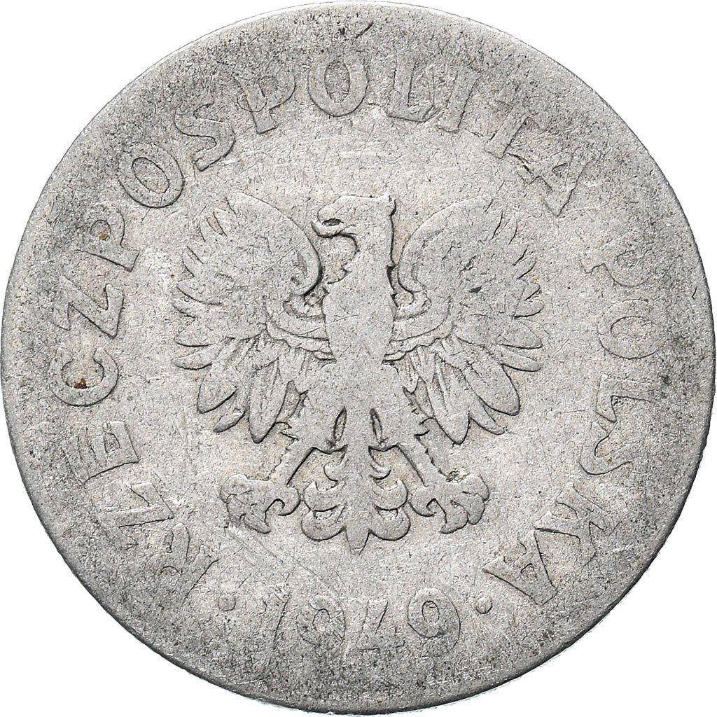 Poland | 50 Groszy Coin | Eagle | KM44 | 1949