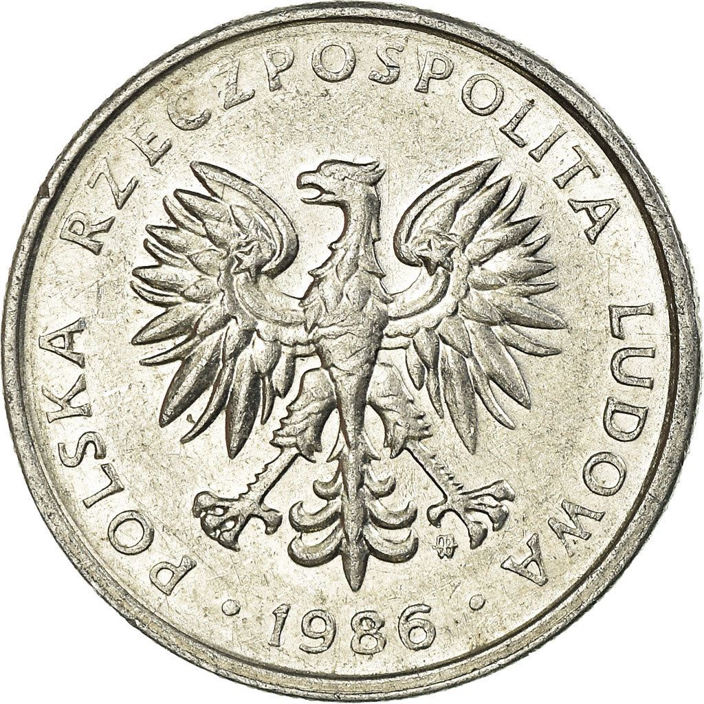 Poland | 50 Groszy Coin | Eagle | KM48.2 | 1986 - 1987