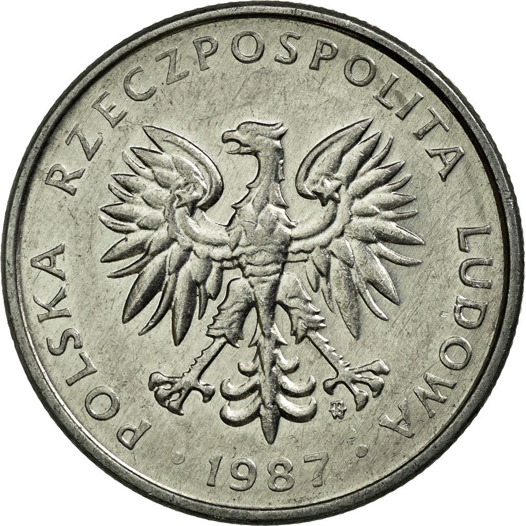 Poland | 50 Groszy Coin | Eagle | KM48.2 | 1986 - 1987