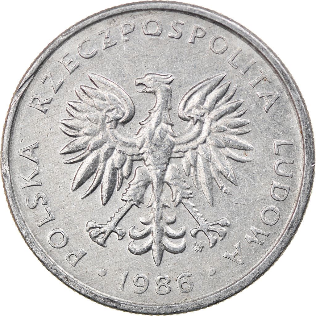 Poland | 50 Groszy Coin | Eagle | KM48.2 | 1986 - 1987