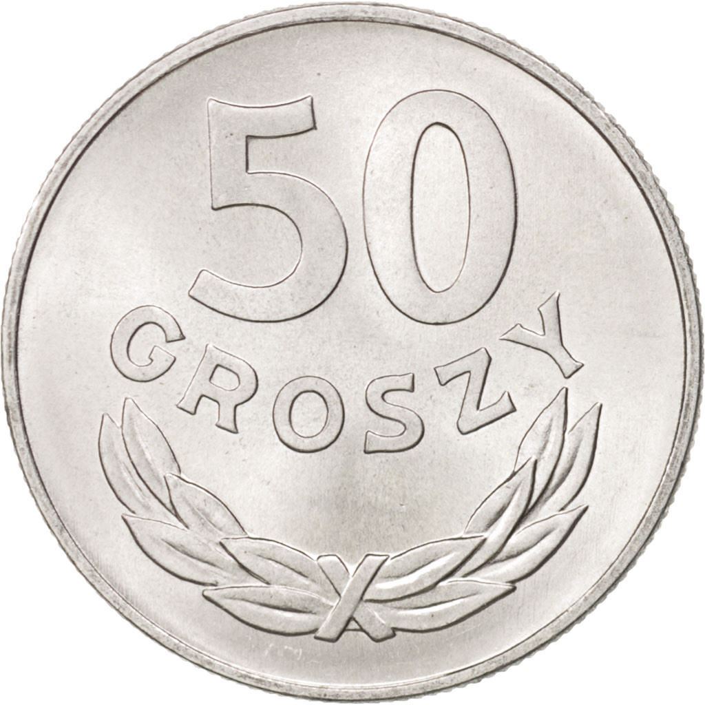 Poland | 50 Groszy | Eagle | KM48.1 | 1957 - 1985