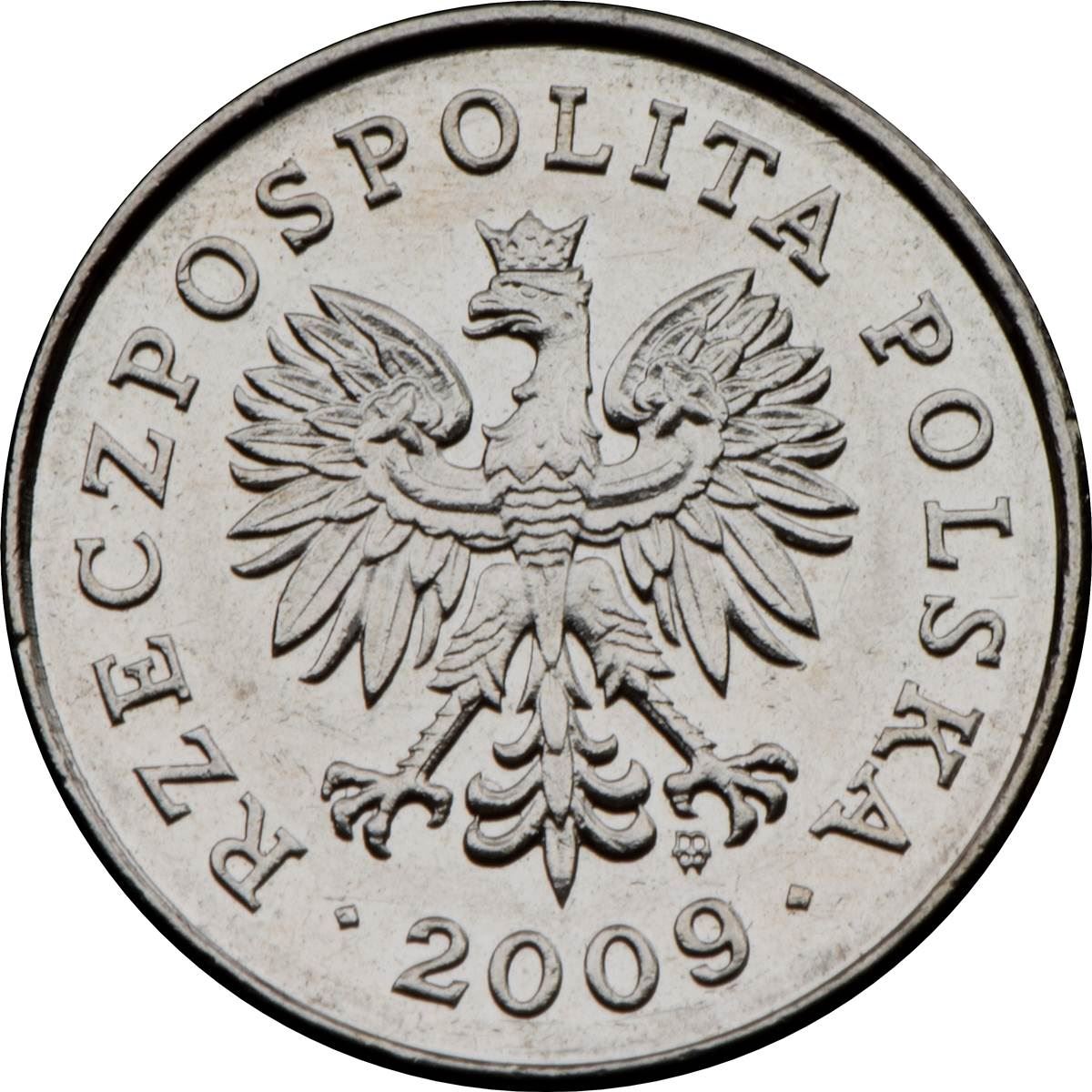 Poland | 50 Groszy | Oak Leaves | Eagle | KM281 | 1990 - 2016