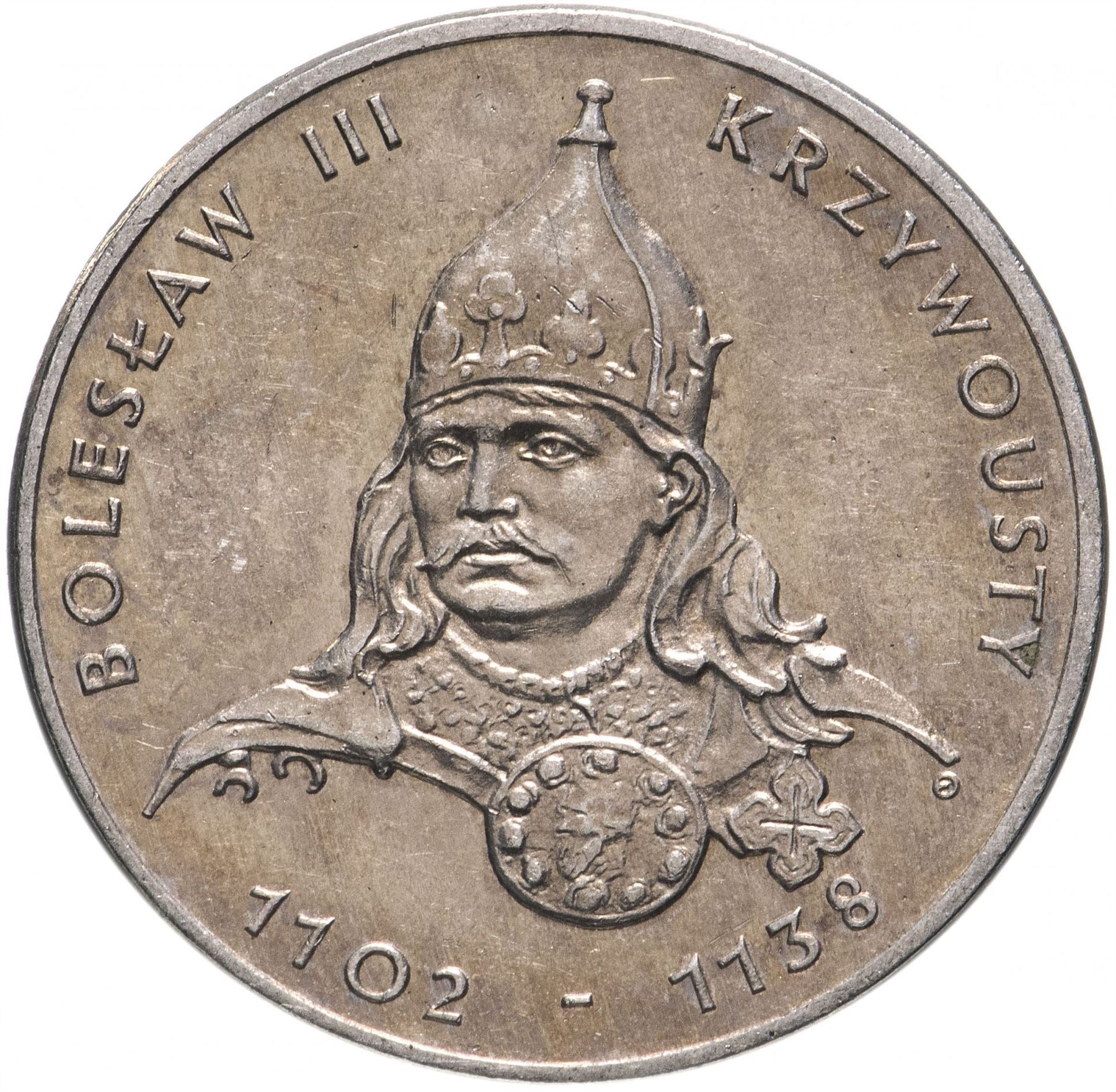 Poland | 50 Złotych Coin | Bolesław III Krzywousty | Eagle | KM133 | 1982