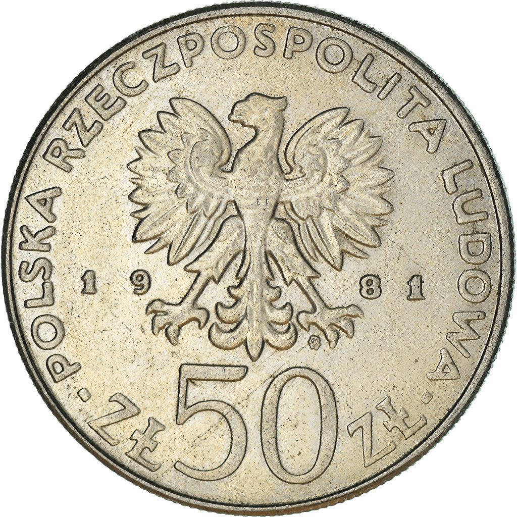 Poland | 50 Złotych Coin | Władysław I Herman | Eagle | KM128 | 1981