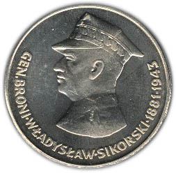 Poland | 50 Zlotych | General Wladyslaw Sikorski | Polish Eagle | 1981