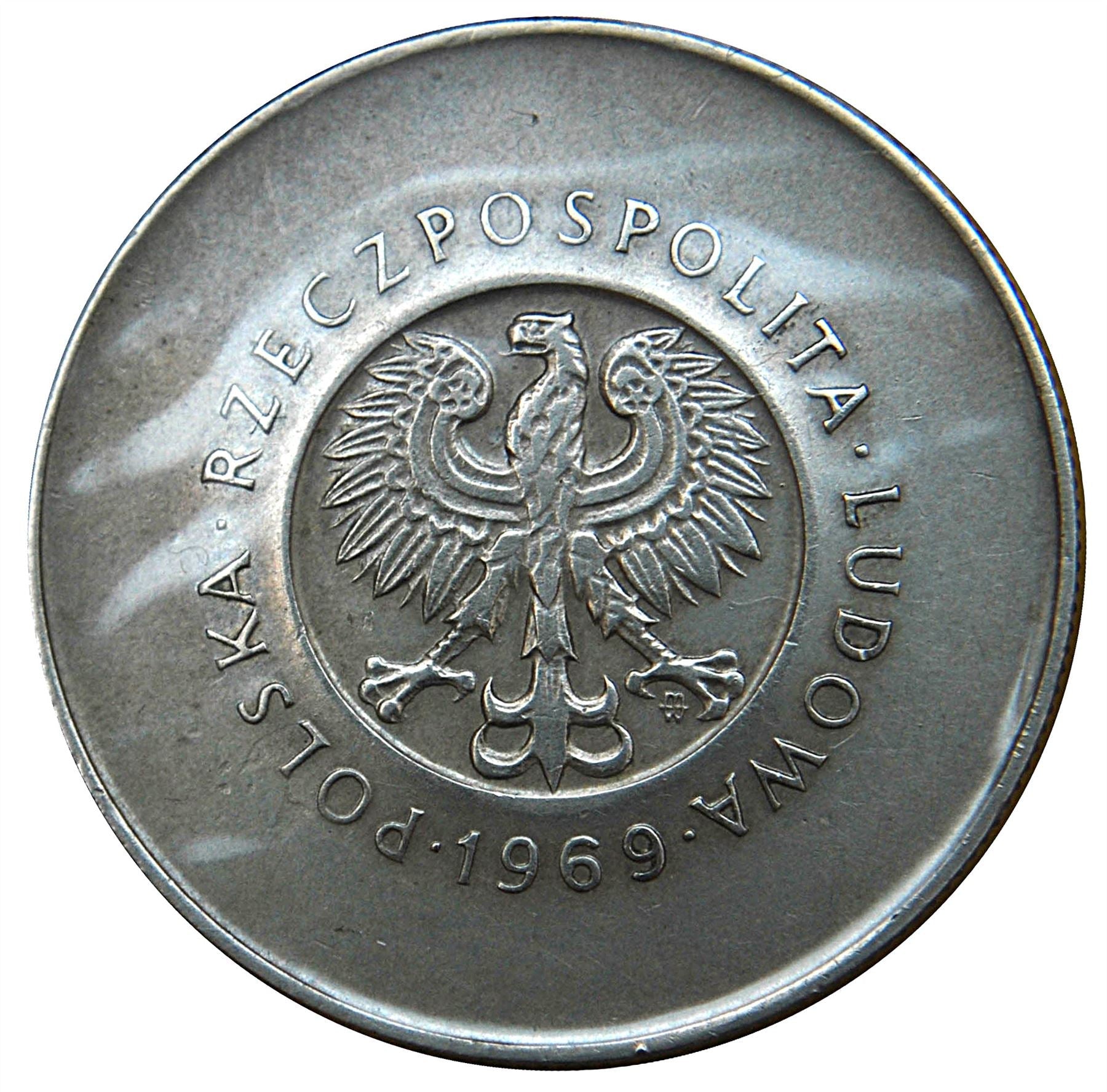 Polish 10 Zlotych Coin | People Republic of Poland | Eagle | Poland | 1969