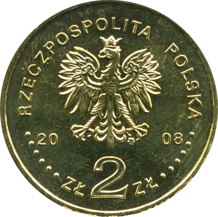 Polish 2 Zlote Coin | Polish Team Beijing | Rowing Boat | Eagle | Poland | 2008