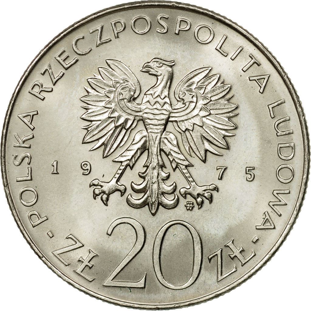 Polish 20 Zlotych Coin | Womens Year | Eagle | Poland | 1975