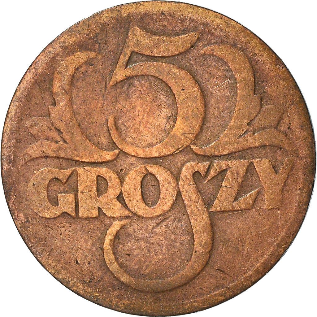 Polish 5 Groszy Coin Eagle | Poland | 1923 - 1939