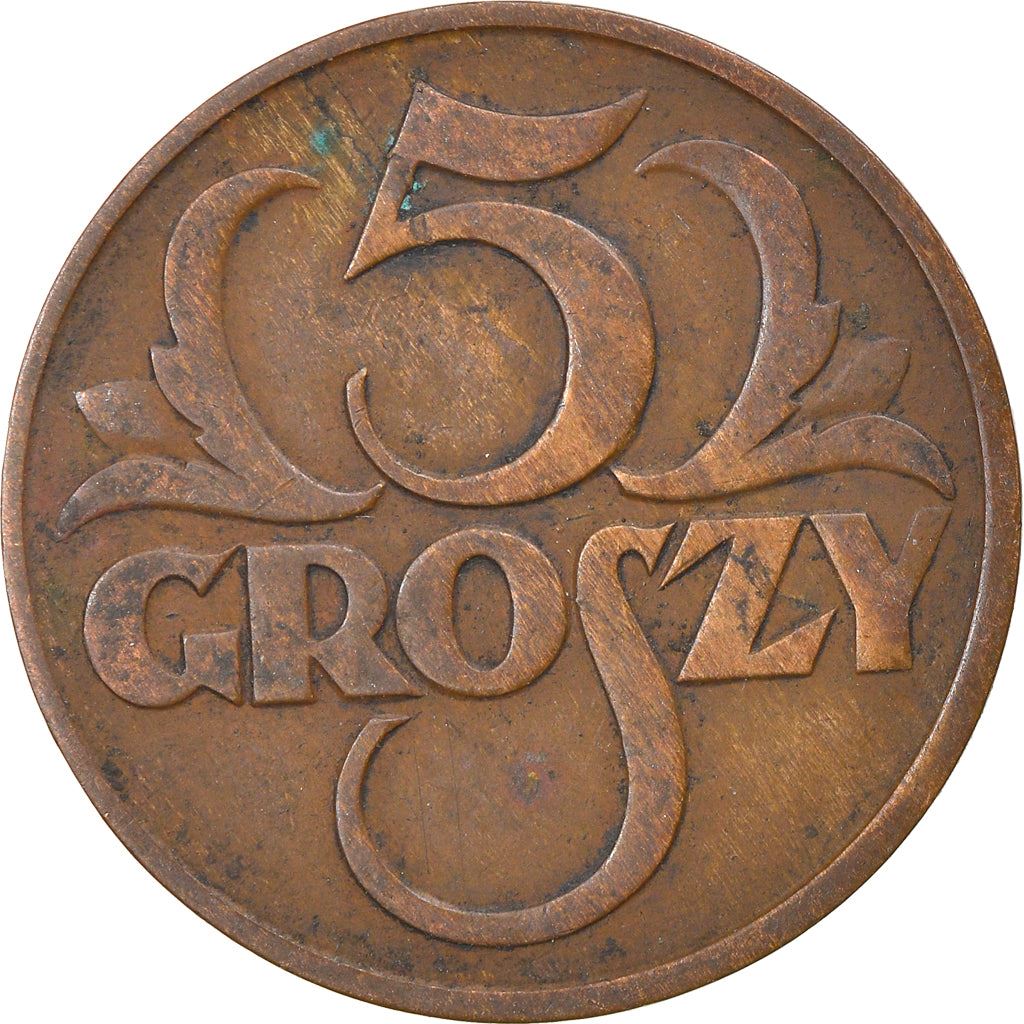 Polish 5 Groszy Coin Eagle | Poland | 1923 - 1939