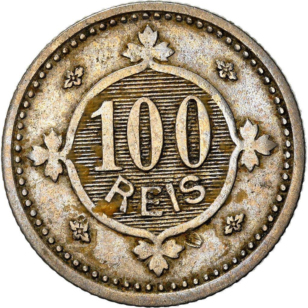 Portugal 100 Reis Coin | King Carlos I | KM546 | 1900