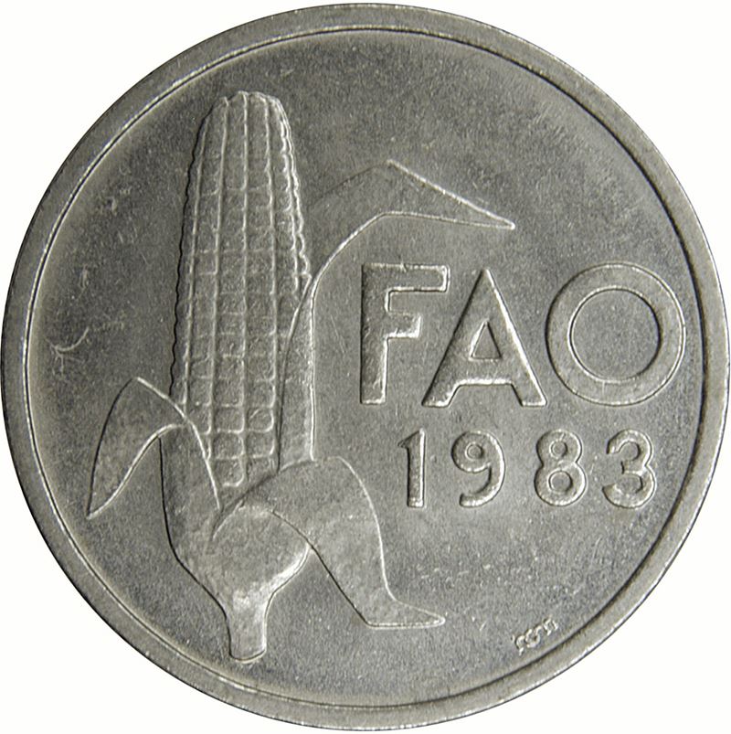 Portugal | 2.50 Escudos Coin | FAO | Cron Cob | Castle | KM617 | 1983