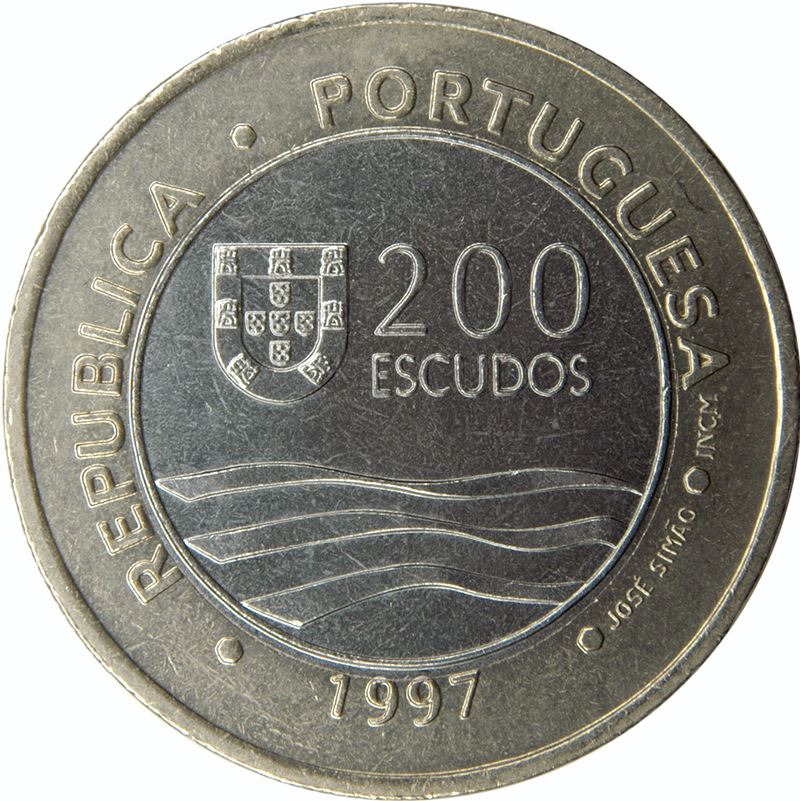 Portugal Coin Portuguese 200 Escudos | Dolphin | KM694 | 1997