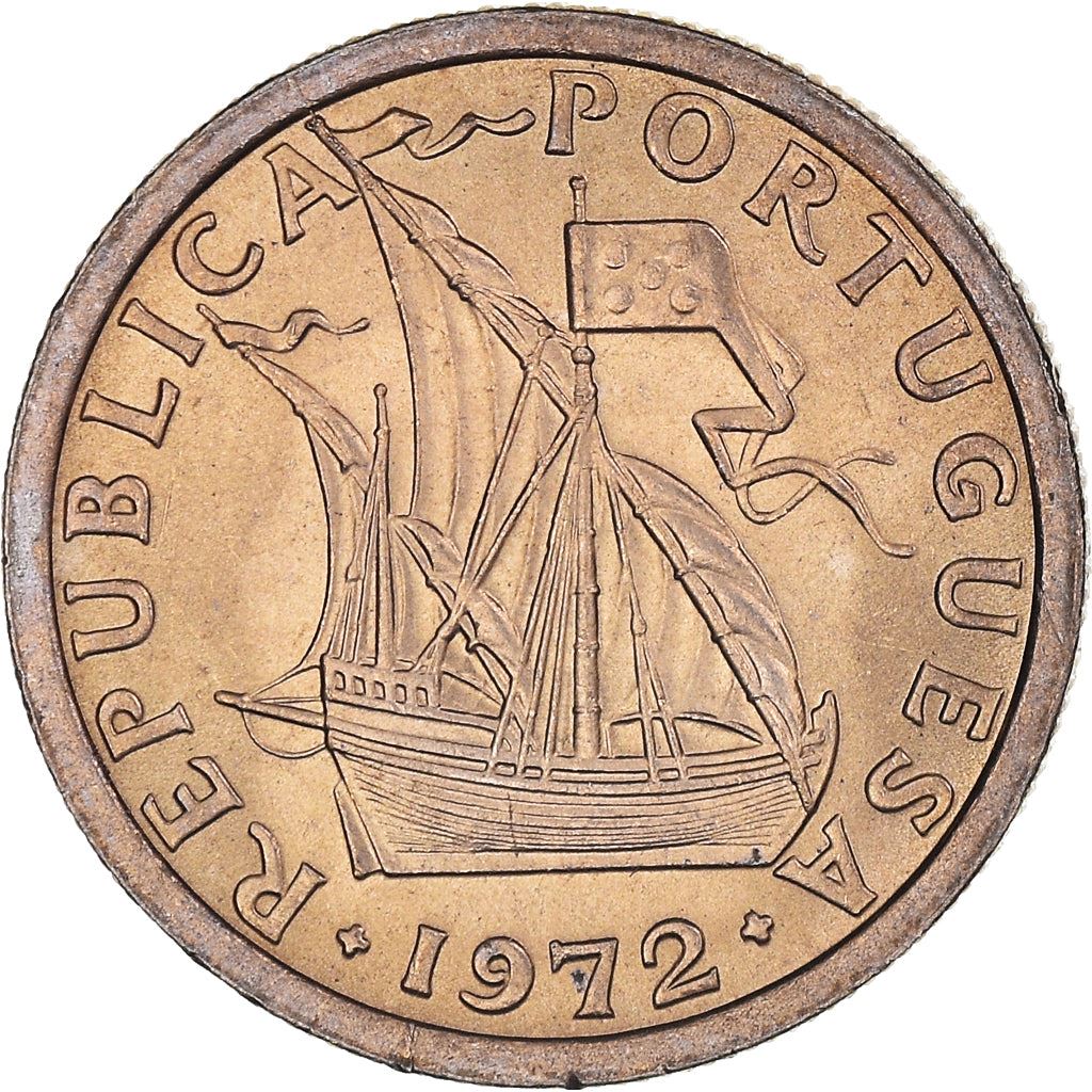 Portugal Coin Portuguese 2.50 Escudos | Sailing Ship | KM590 | 1963 - 1985