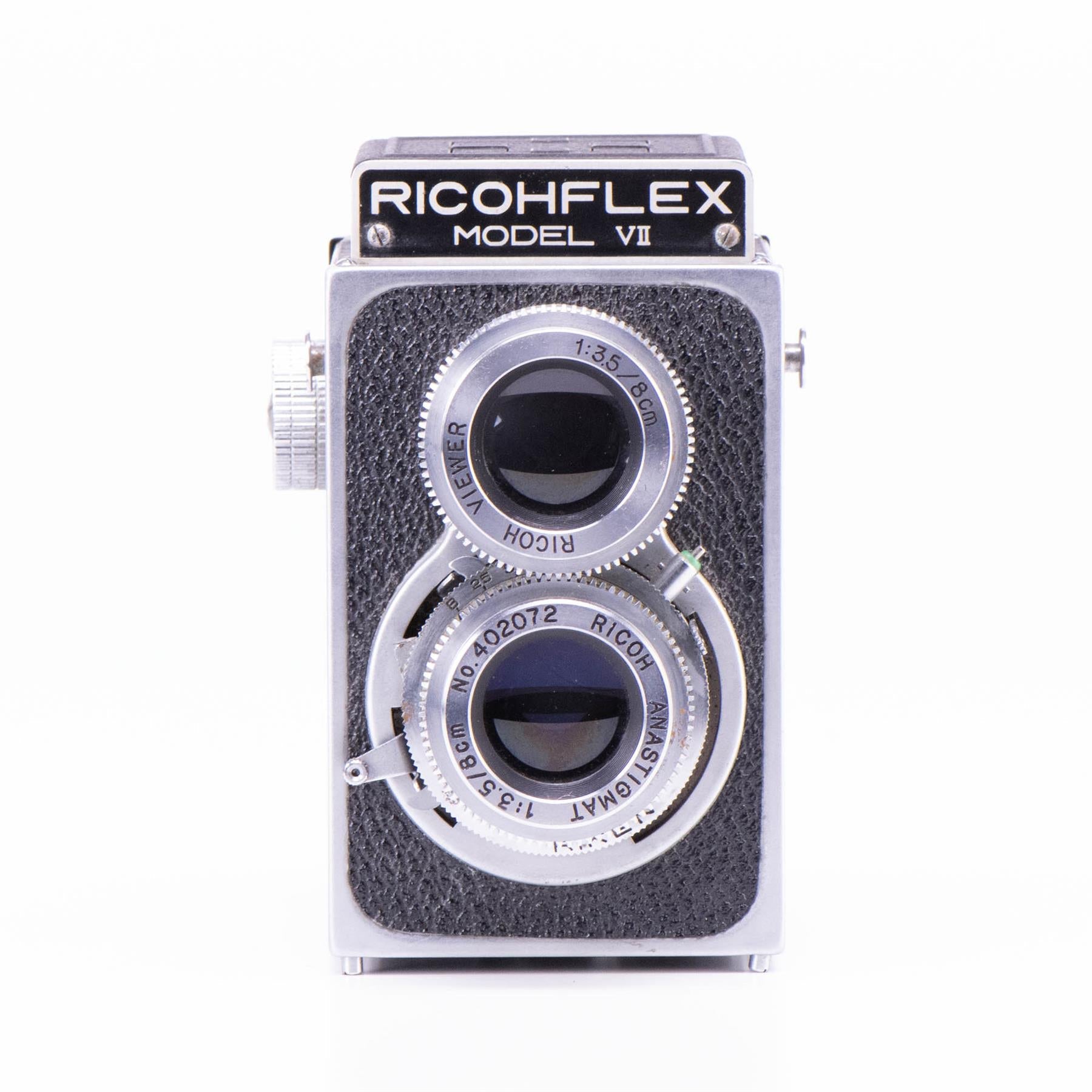 Ricohflex VII Camera | 80mm f3.5 lens | Black | Japan | 1954