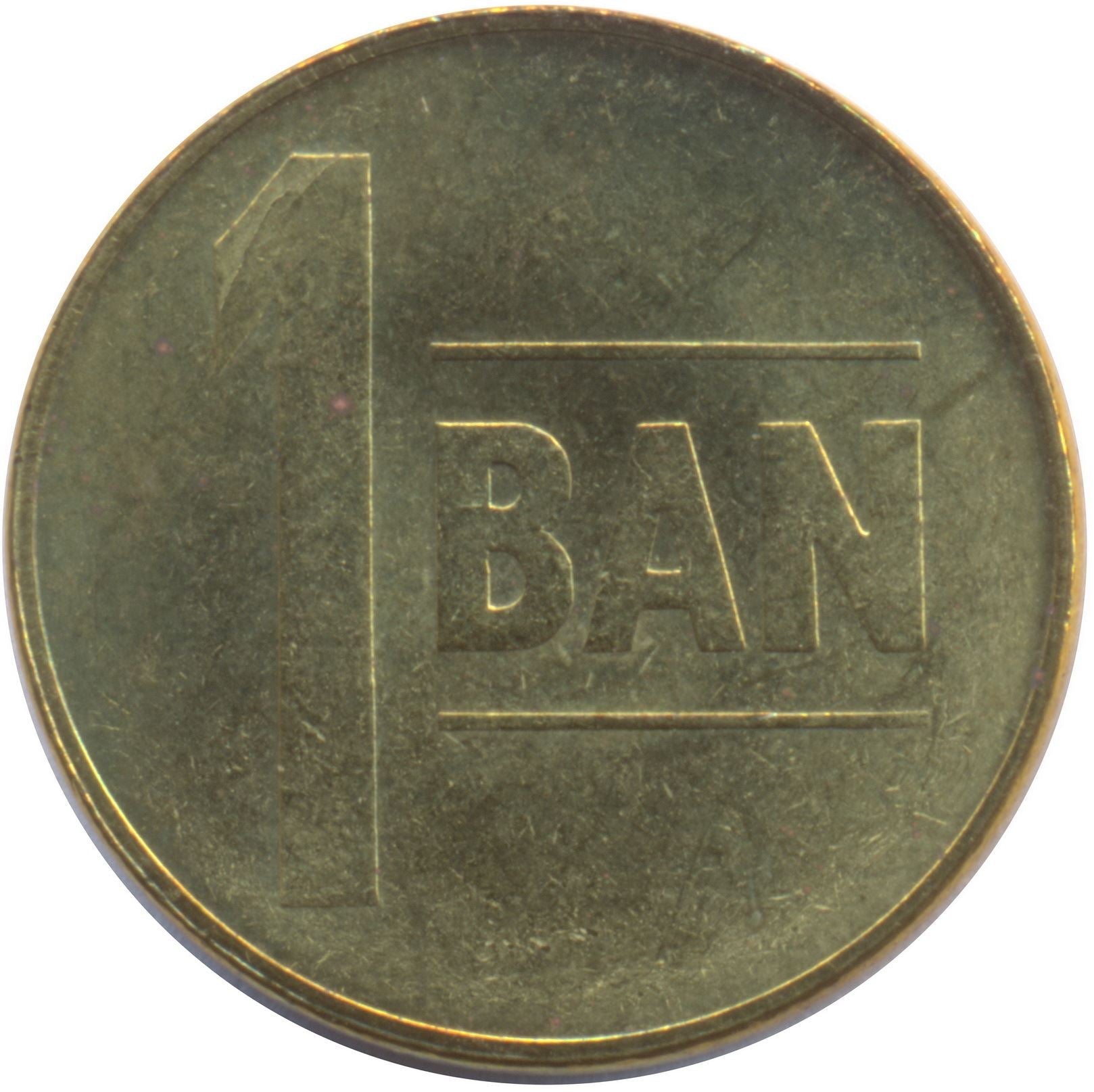 Romania Coin | 1 Ban | Eagle | Crown | 2018 - 2021