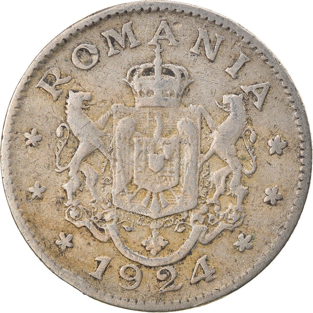 Romania Coin | 1 Leu | Ferdinand I | KM46 | 1924