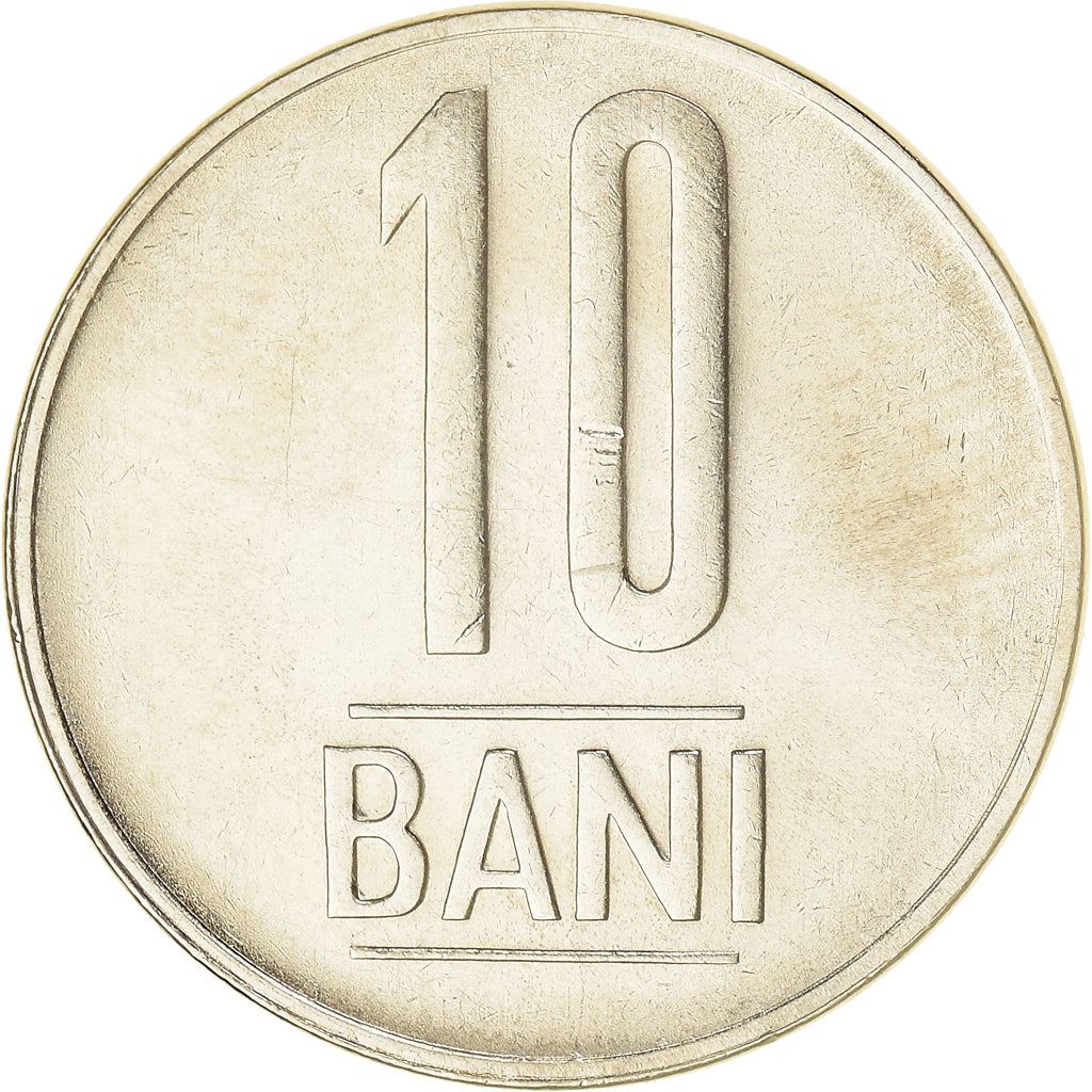 Romania Coin | 10 Bani | Eagle | Crown | KM191 | 2005 - 2017