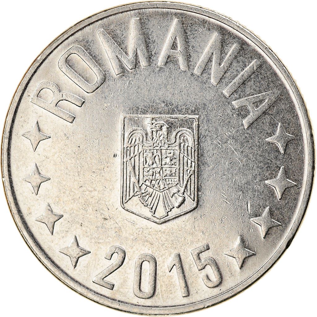 Romania Coin | 10 Bani | Eagle | Crown | KM191 | 2005 - 2017