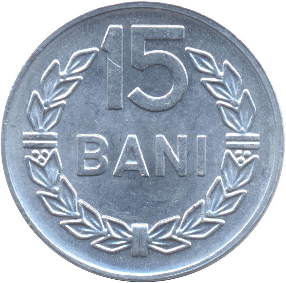 Romania Coin | 15 Bani | KM93a | 1975