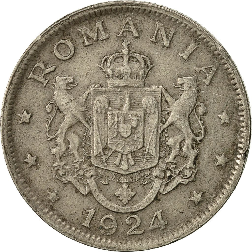 Romania Coin | 2 Lei | Ferdinand I | KM47 | 1924