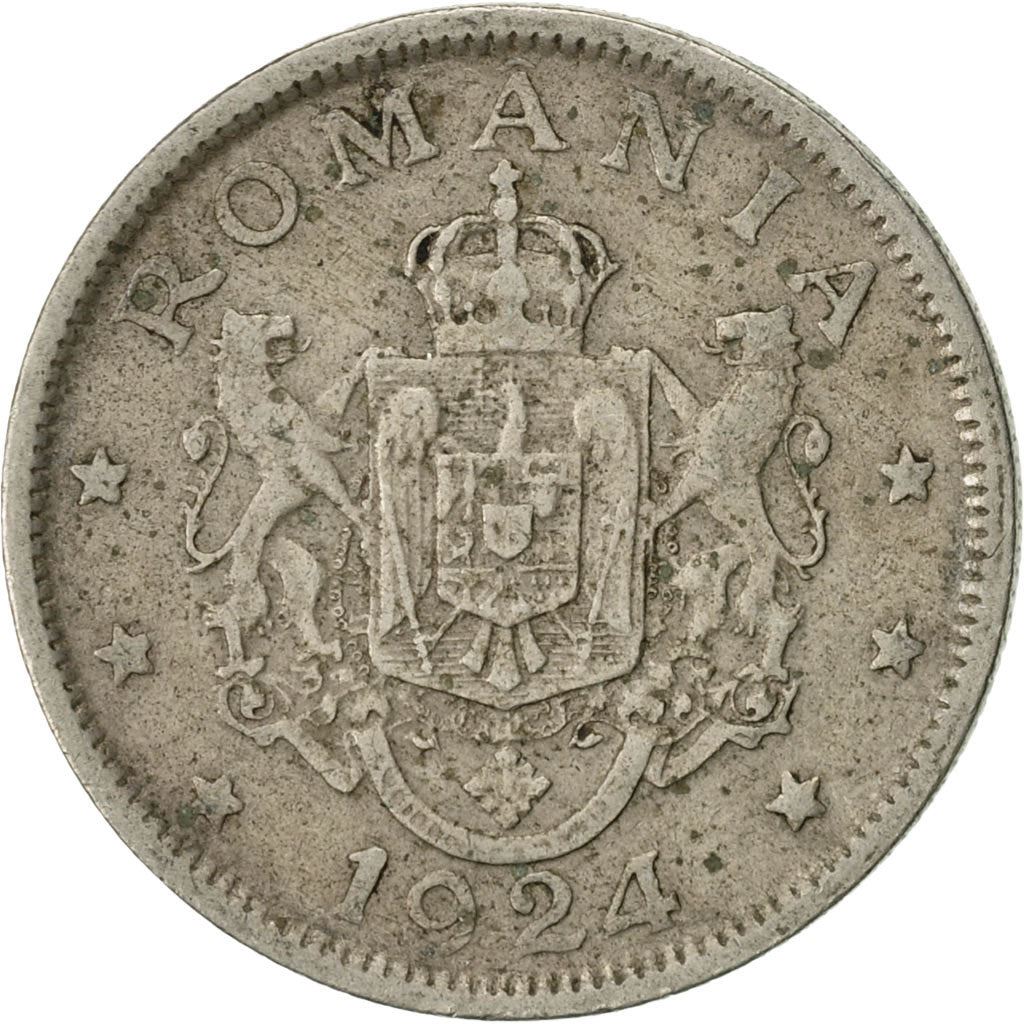 Romania Coin | 2 Lei | Ferdinand I | KM47 | 1924