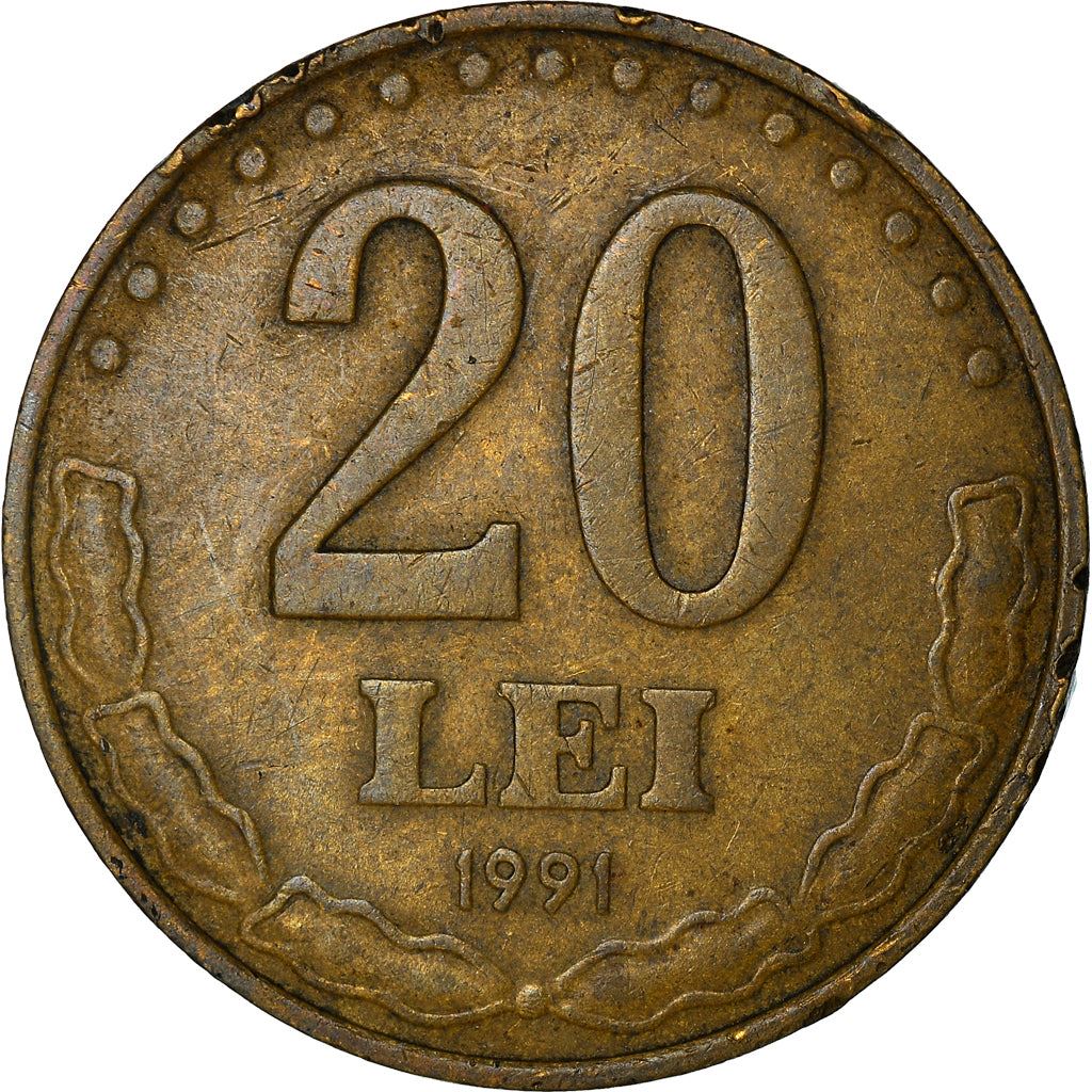 Romania Coin | 20 Lei | Stephen The Great | KM109 | 1991 - 2003