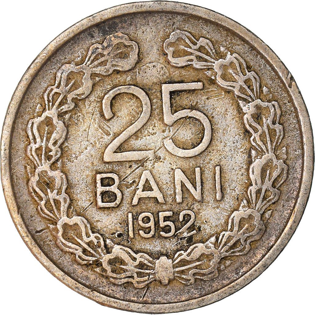 Romania Coin | 25 Bani | KM85.1 | 1952